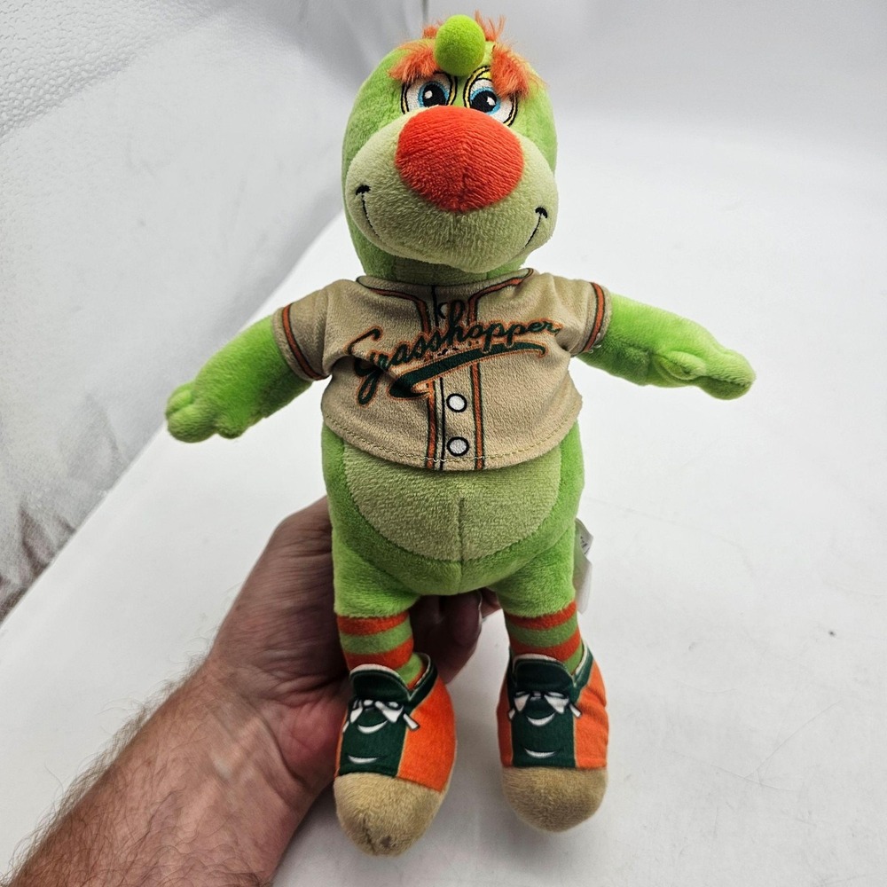 Greensboro Grasshoppers Plush One Size Green MILB Baseball Forever Collectibles